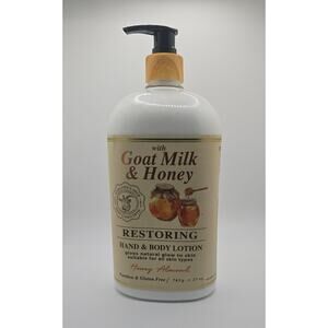 MARLOWE'S SHOP Goat Milk Honey RESTORING LOTION HONEY ALMOND27.oz